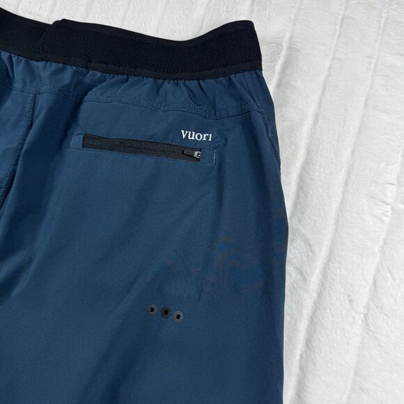 Vuori Agility Unlined Shorts Men's Size XL Blue 7" Inseam Elastic Waist Stretch - Picture 11 of 14